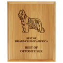 8" x 10" Custom Red Alder Engraved Plaque