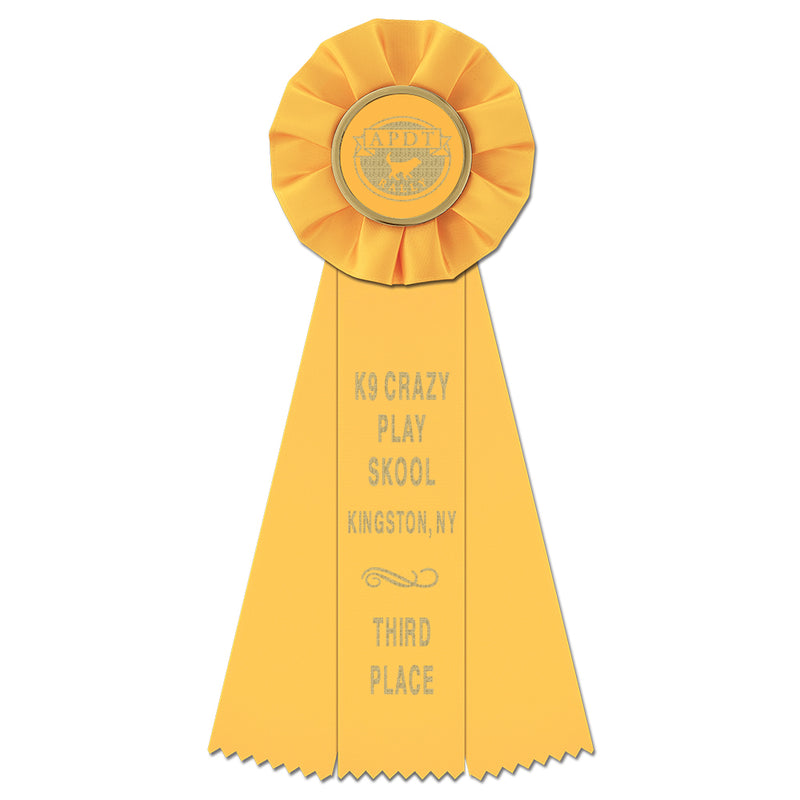 Empire 3 Rosette Award Ribbon