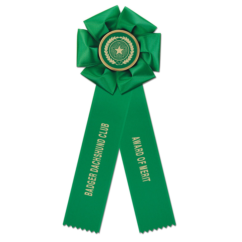 Beauty 2 Rosette Award Ribbon