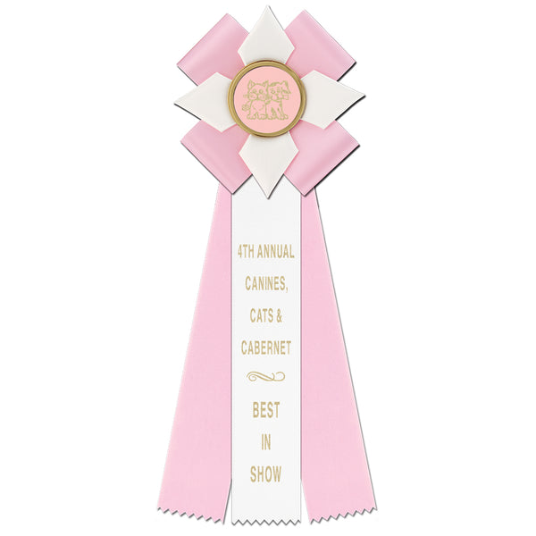 Dorset 3 Rosette Award Ribbon