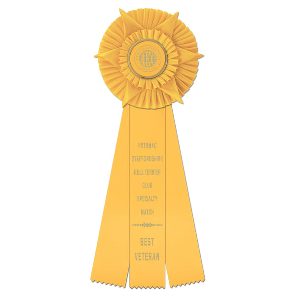 Hampshire 3 Rosette Award Ribbon