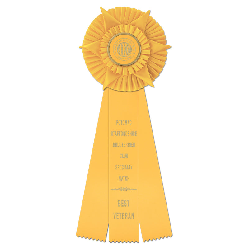 Hampshire 3 Rosette Award Ribbon