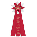 Wales 3 Rosette Award Ribbon