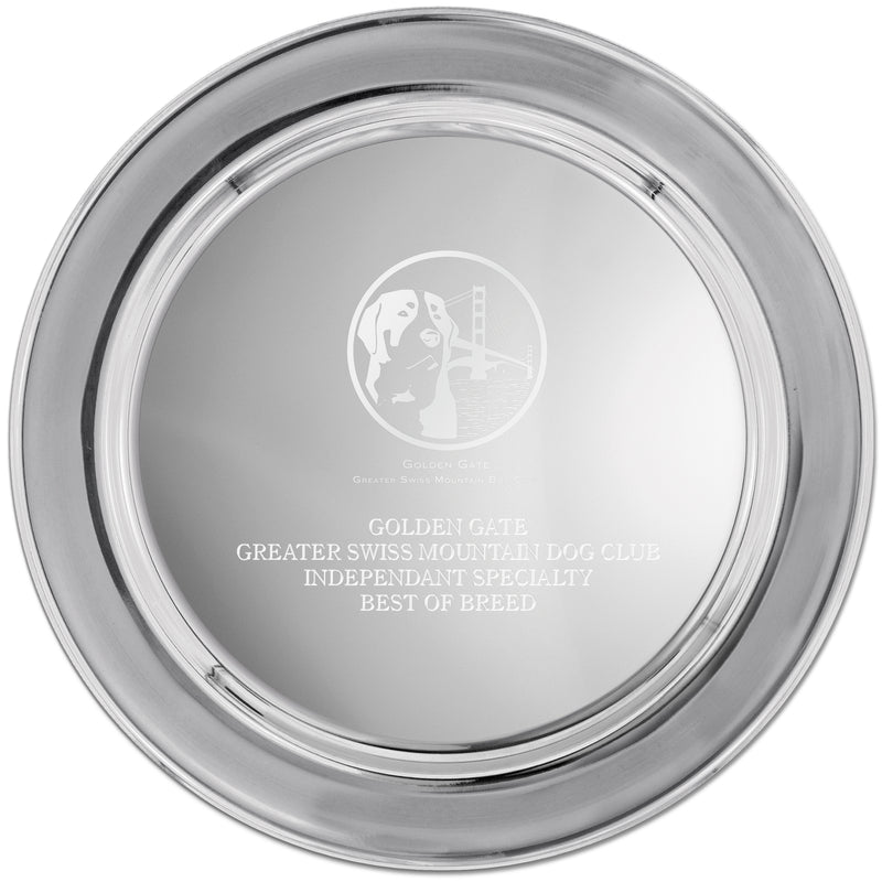 7-1/2" Pewter Image Award Tray