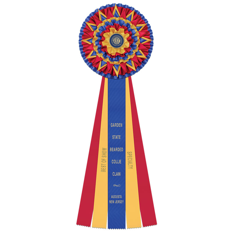 Writtle 5 Rosette Award Ribbon