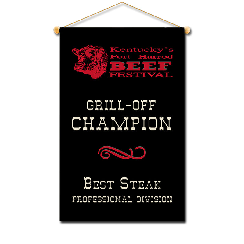 11-1/2"h x 18-1/2"w Cloth Mini Banners Without Fringe