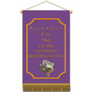 11-1/2"h x 18-1/2"w Cloth Mini Banners With Fringe