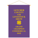 18-1/2"h x 11-1/2"w Vinyl Mini Banners Without Fringe