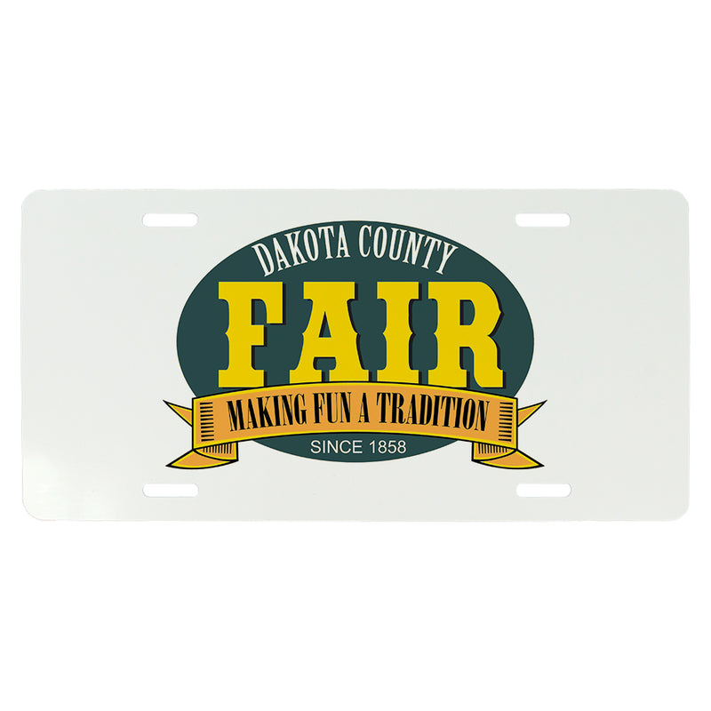 11" x 5-7/8" Custom Full Color License Plate