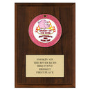 5" x 7" Custom GGM Medal Cherry Plaque