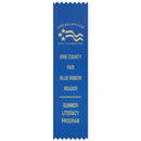 2" x 10" Custom Pinked Top Award Ribbon
