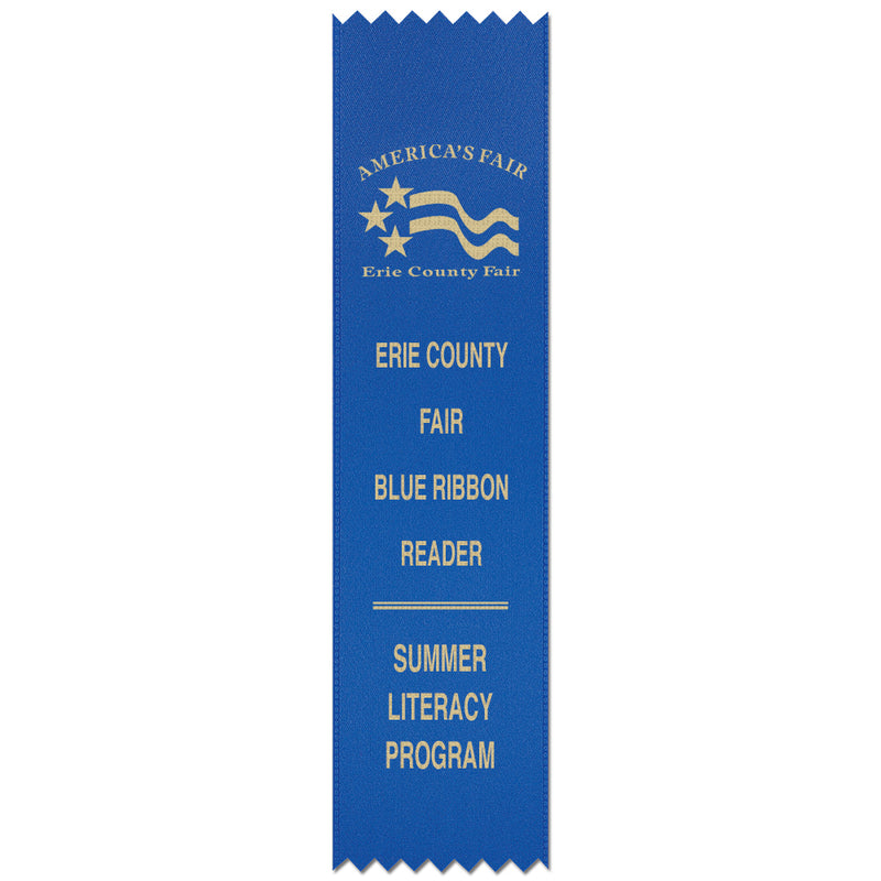 2" x 10" Custom Pinked Top Award Ribbon