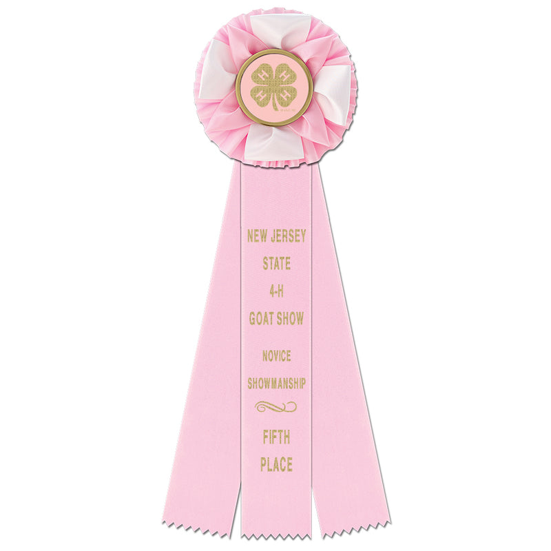 Iverson 3 Rosette Award Ribbon
