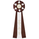 Exeter 3 Rosette Award Ribbon