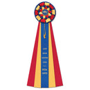 Newton 5 Rosette Award Ribbon