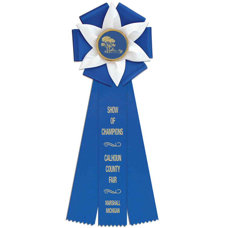 Aylesbury 3 Rosette Award Ribbon