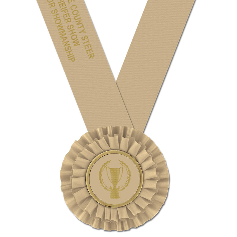 Custom Medalist Award Rosette