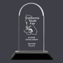 6-1/4" Custom Engraved Arch Acrylic Award
