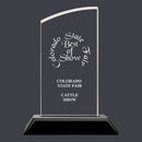 6-1/4" Custom Engraved Swatch Acrylic Award
