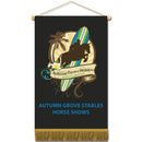 11-1/2"h x 18-1/2"w Cloth Mini Banners With Fringe