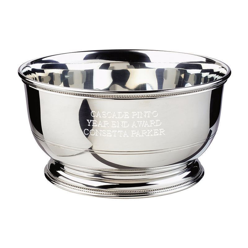 7-1/2" Pewter American Award Bowl