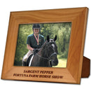 8" x 10" Red Alder Engraved Wooden Award Frame