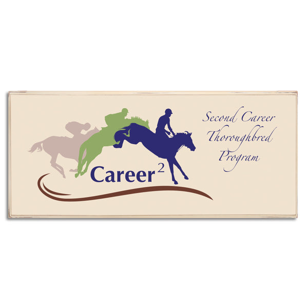 16" x 7"  Vintage Full Color Custom Award Plaque