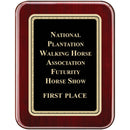7" x 9" Rosewood Piano Finish Award Plaque