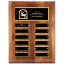 9" x 12" Custom Walnut Perpetual Plaque