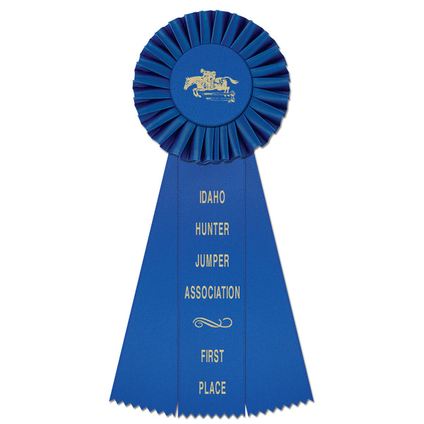 Newport 3 Rosette Award Ribbon