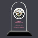 6-1/4" Custom Full Color Arch Acrylic Award