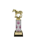 11" Custom Column Trophy with Black Base