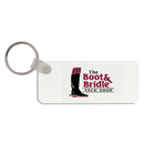 3" x 1" Full Color Custom Rectangle Keychain With Print on Front
