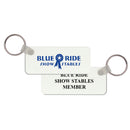 3" x 1" Full Color Custom Rectangle Keychain With Print on Back