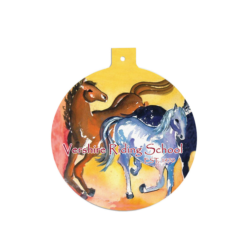 3" Full Color Custom Ornament With Print On Front