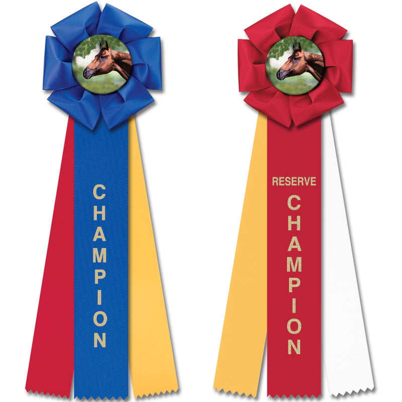 Stock Beauty Rosette Award Ribbon