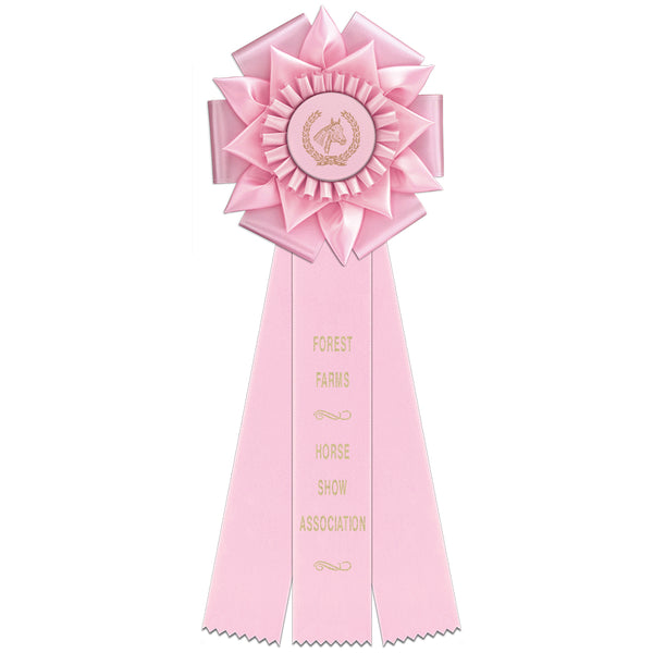 Bath 3 Rosette Award Ribbon