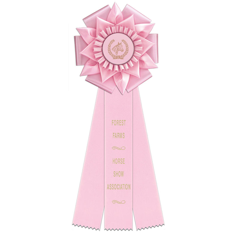Bath 3 Rosette Award Ribbon