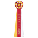 Newcastle 3 Rosette Award Ribbon