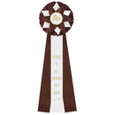 Exeter 3 Rosette Award Ribbon