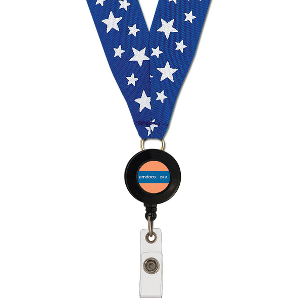 Grosgrain Lanyard With ID Badge Reel