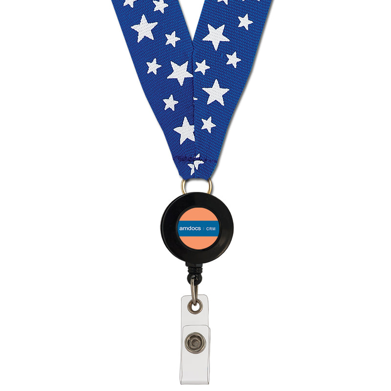 Grosgrain Lanyard With ID Badge Reel