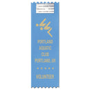2" x 6" Custom Tape Top Award Ribbon