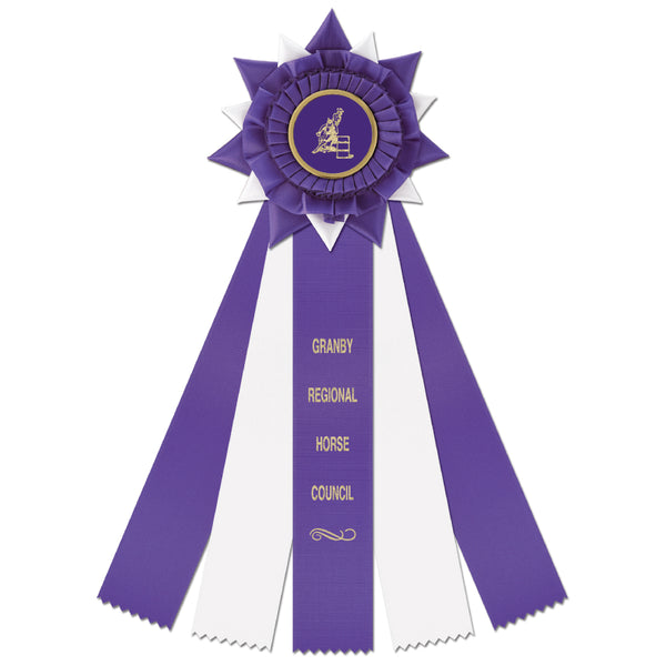 Finchley 5 Rosette Award Ribbon