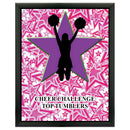 5" x 7" Custom Black Plaque With Full Color Imprint