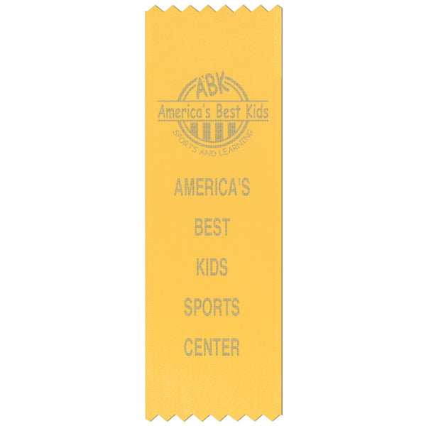 2" x 6" Custom Pinked Top Award Ribbon