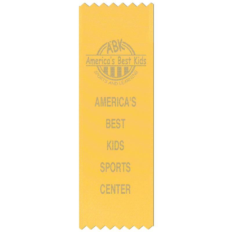 2" x 6" Custom Pinked Top Award Ribbon