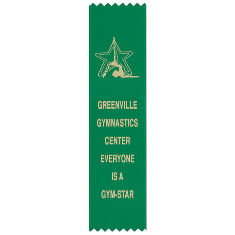 2" x 8" Custom Pinked Top Award Ribbon