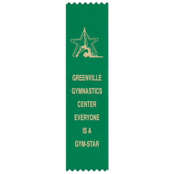 2" x 8" Custom Pinked Top Award Ribbon