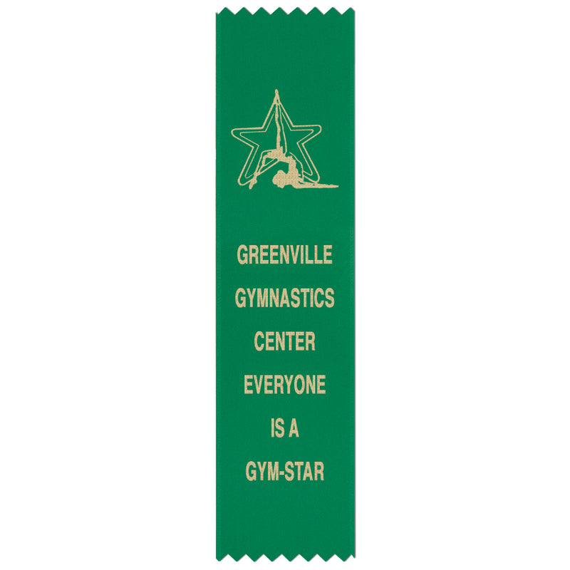 2" x 8" Custom Pinked Top Award Ribbon